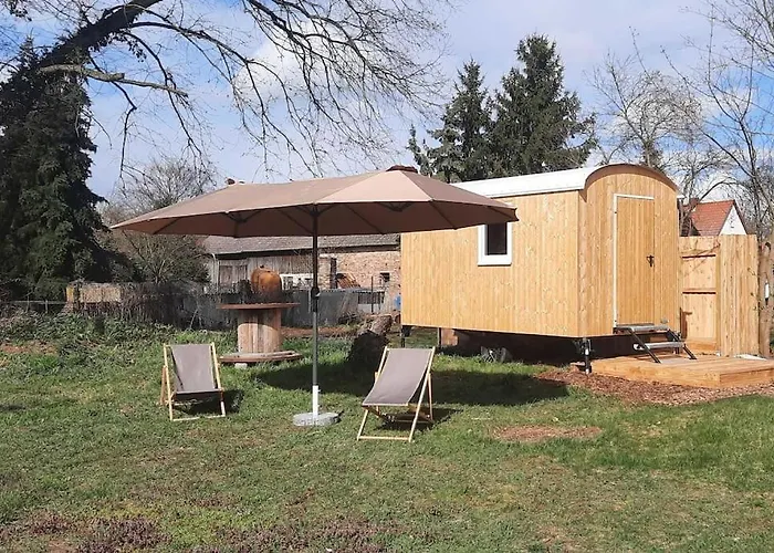 Apartamento Zirkuswagen Glamping Für 2 Mit Veranda Küche Netflix Parken Und Hofladen *