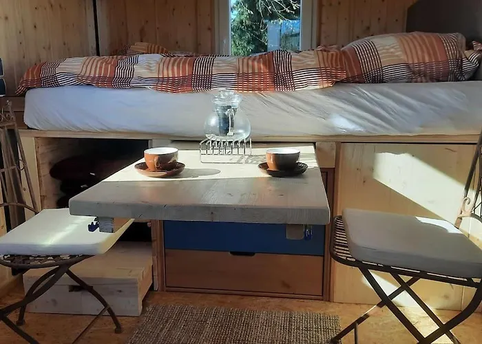 Zirkuswagen Glamping Für 2 Mit Veranda Küche Netflix Parken Und Hofladen Apartamento